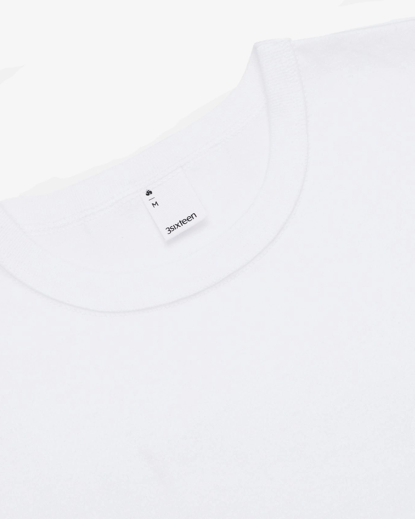 3sixteen Heavyweight 2-Pack Tees - White