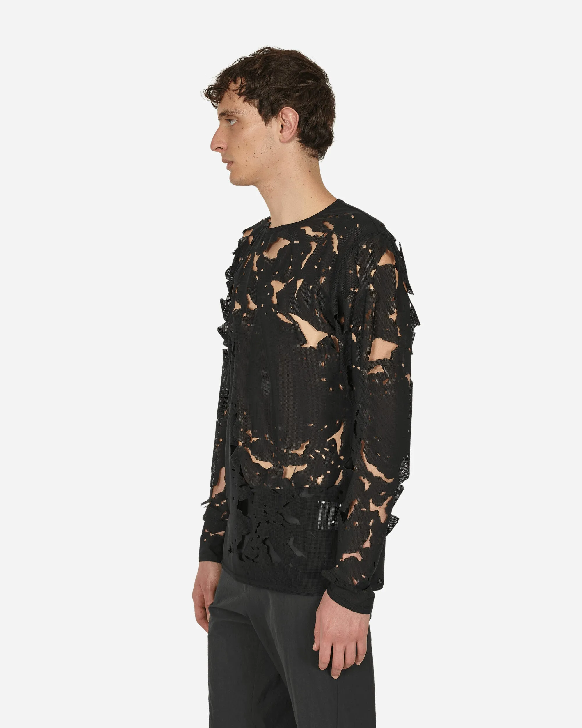 6.0 Langarm-Shirt Links Schwarz