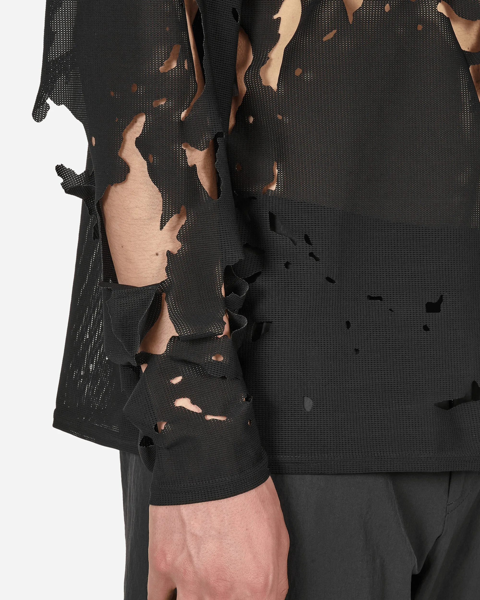 6.0 Langarm-Shirt Links Schwarz