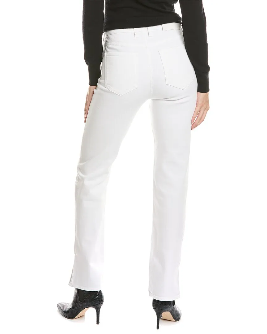 7 For All Mankind Strahlend Weiße Easy Slim Jeans