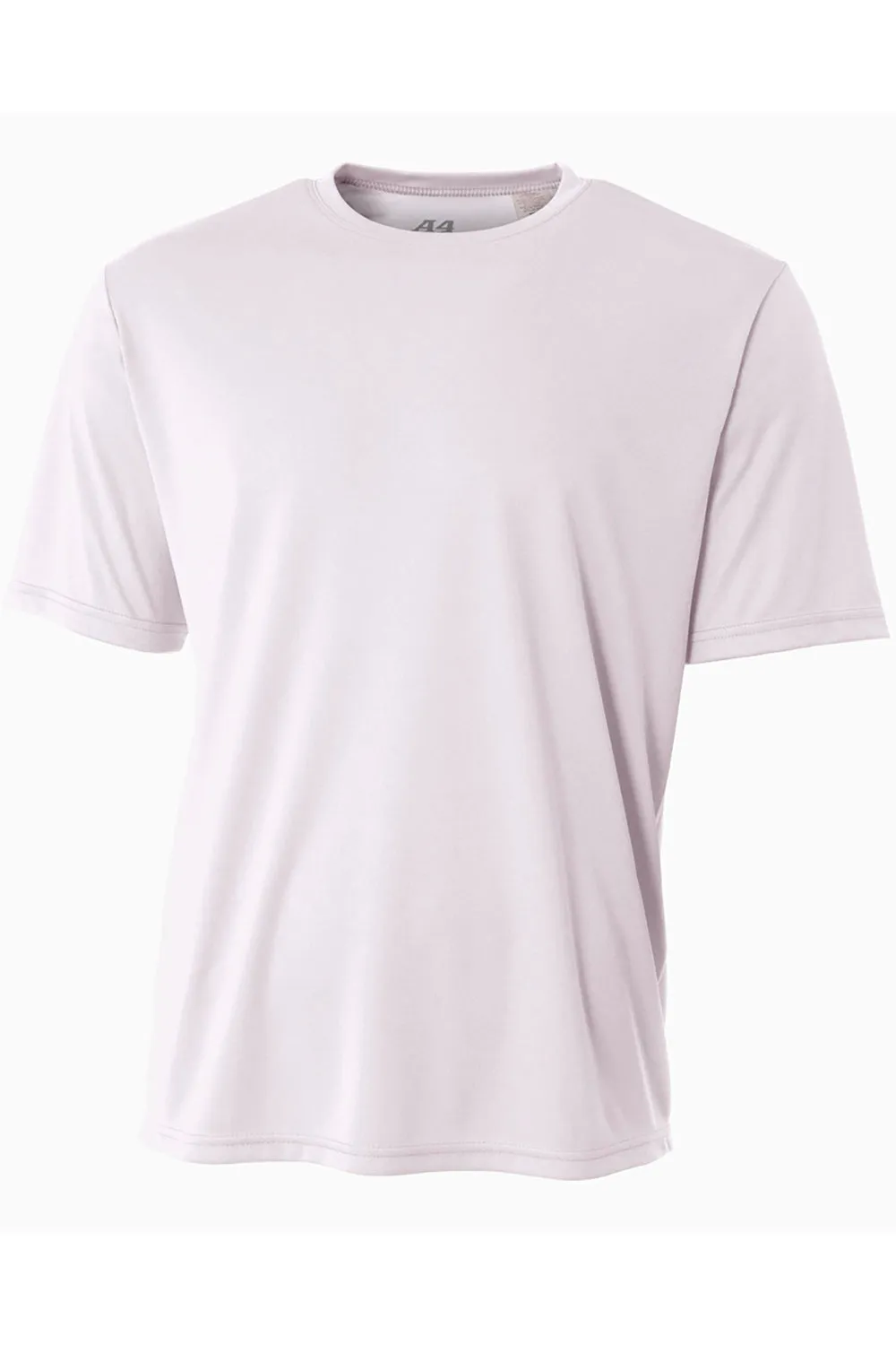 A4 Jugend Performance Feuchtigkeitstransportierendes Kurzarm-Crewneck T-Shirt - Weiß