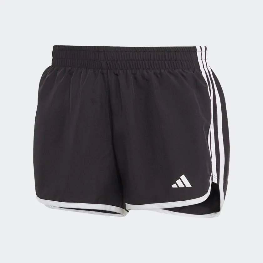 ADIDAS DAMEN MARATHON 20 LAUFSHORTS IN SCHWARZ