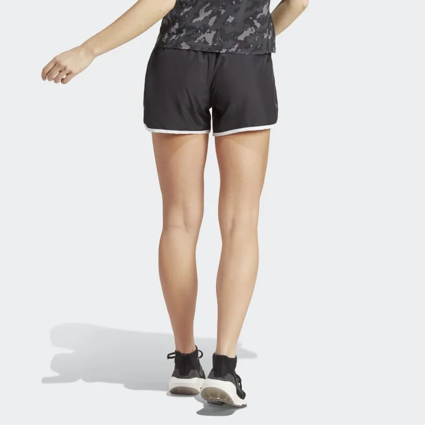 ADIDAS DAMEN MARATHON 20 LAUFSHORTS IN SCHWARZ
