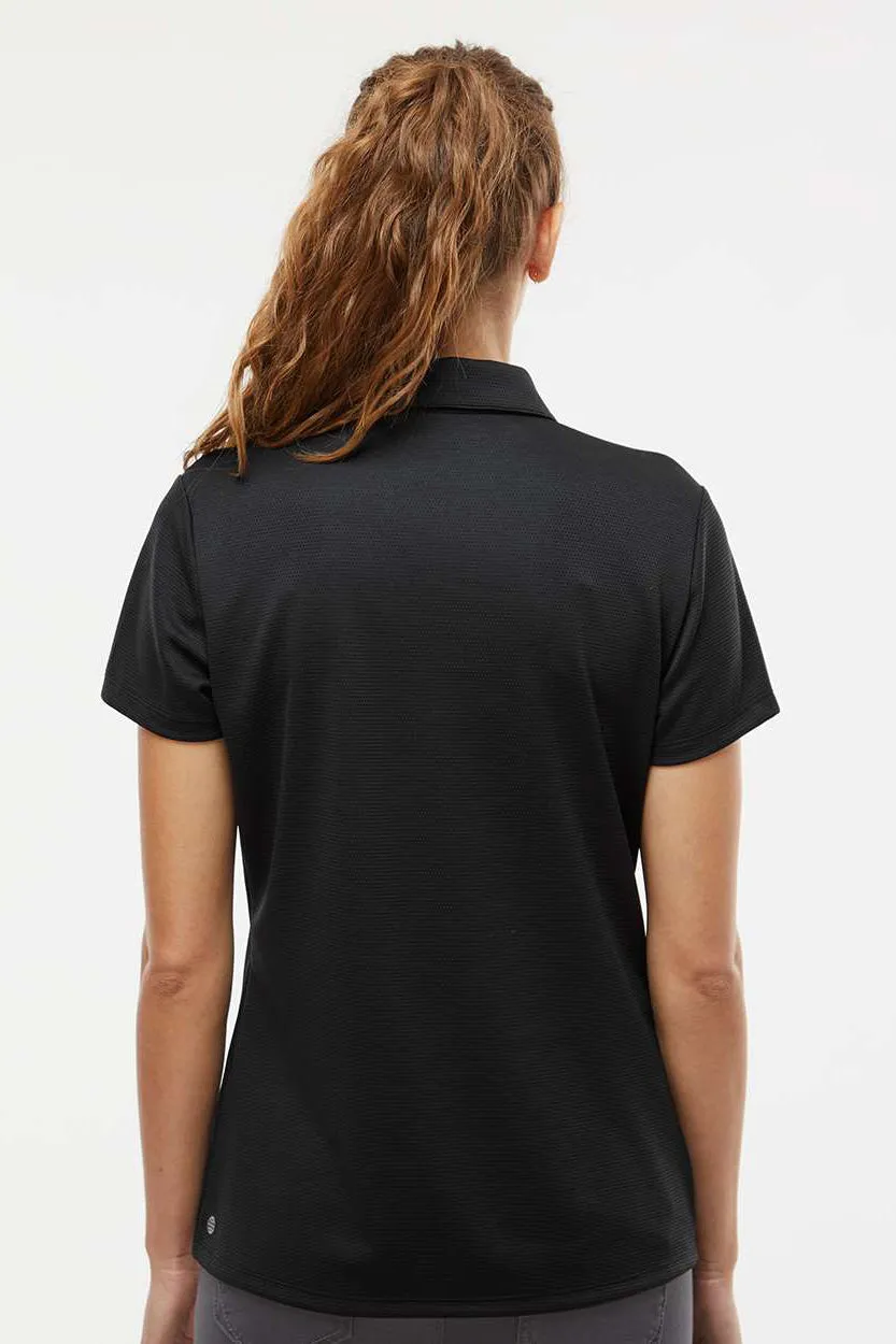 Adidas Damen Micro Pique Polo-Shirt mit kurzen Ärmeln - Schwarz