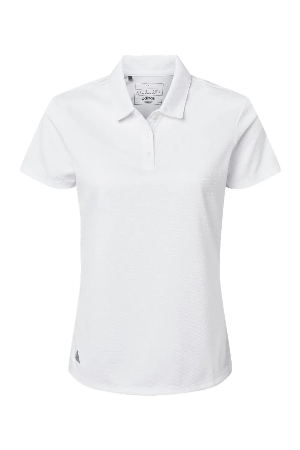 Adidas Damen Micro Pique Polohemd mit kurzen Ärmeln - Weiß