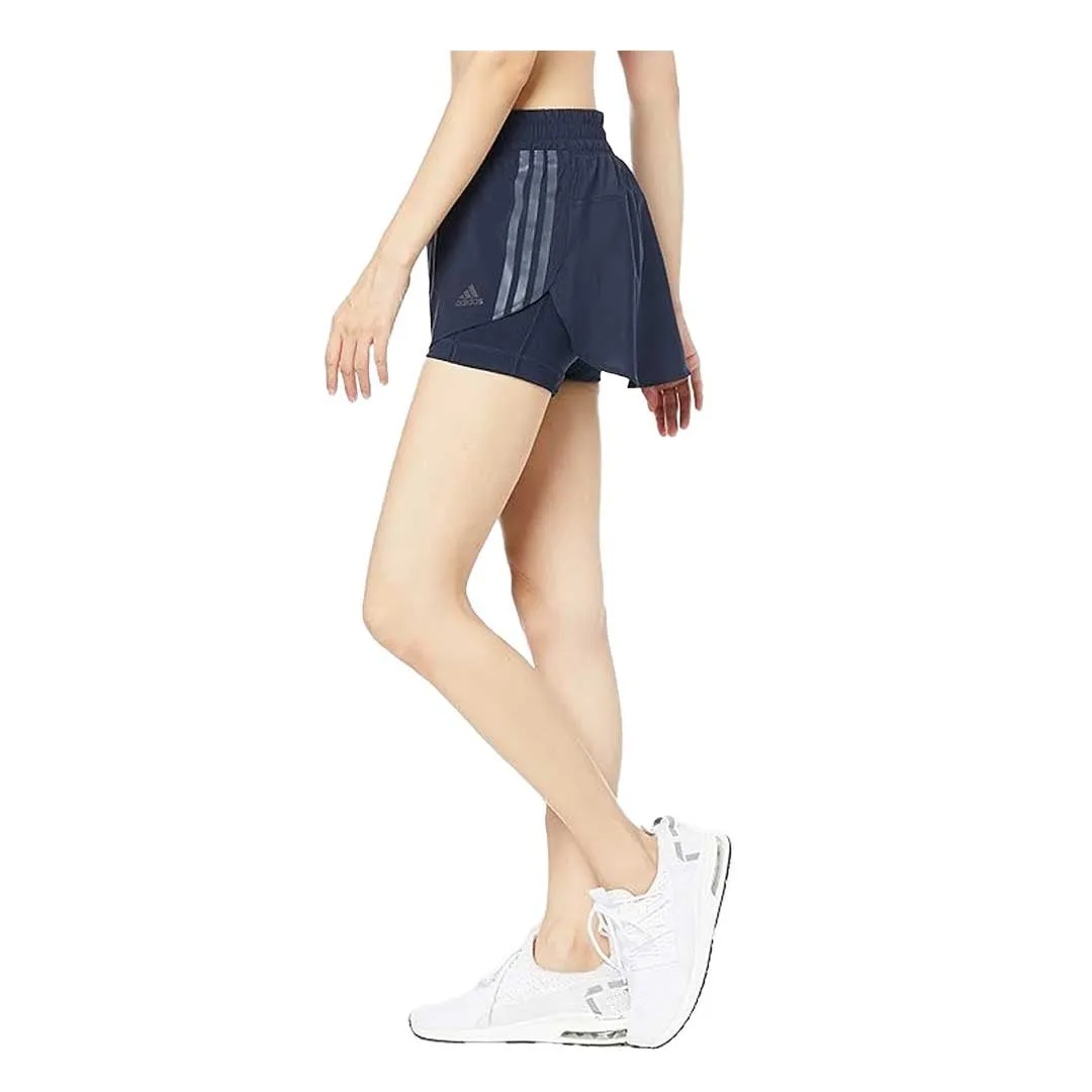 adidas - Damen Run Icons 3-Streifen Laufshorts (HK9084)