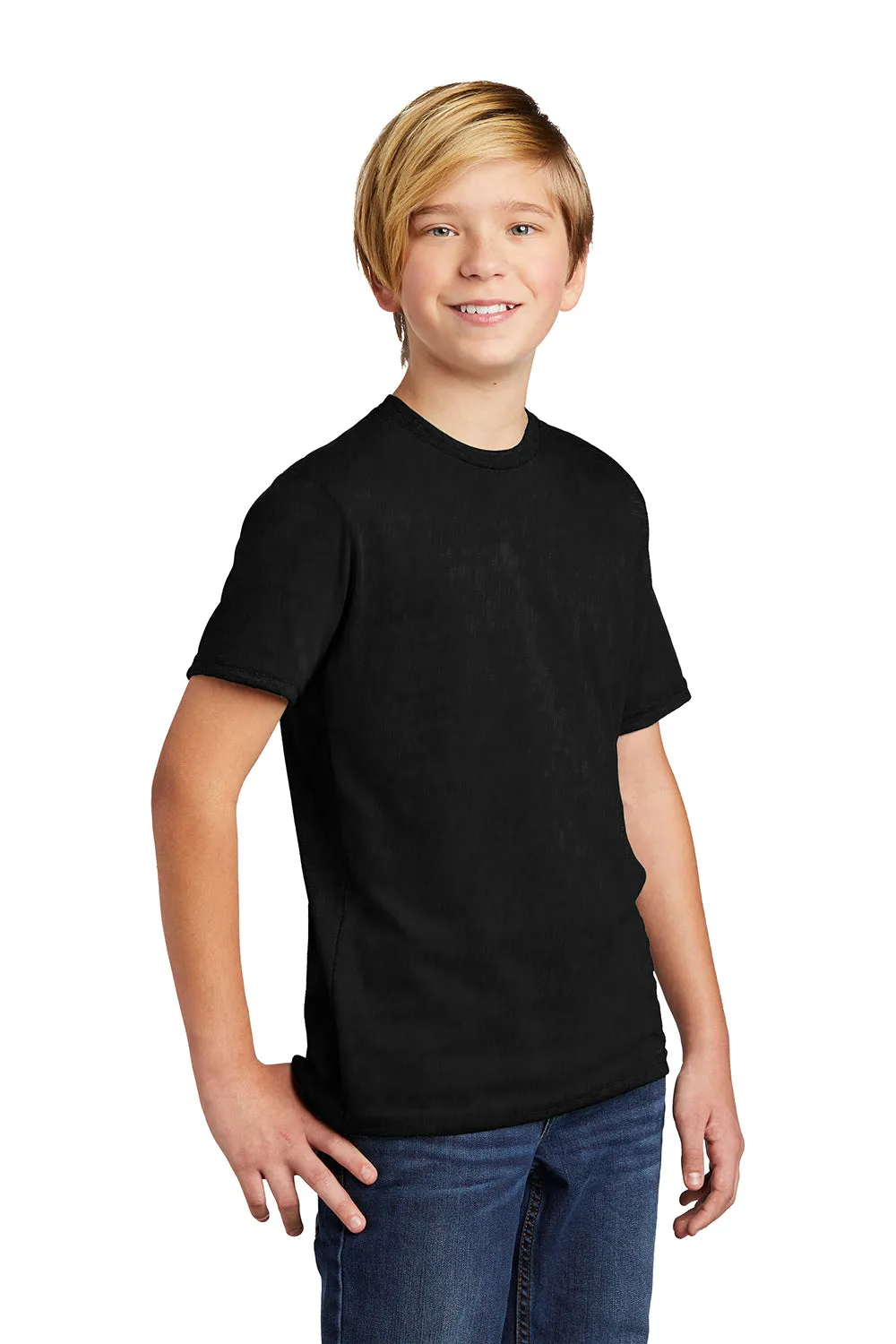 Allmade Jugend Kurzarm Rundhals T-Shirt - Tiefschwarz