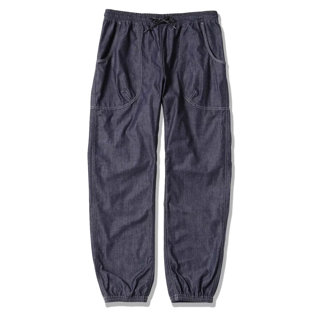 And Wander Easy Dry Denim Hose Navy