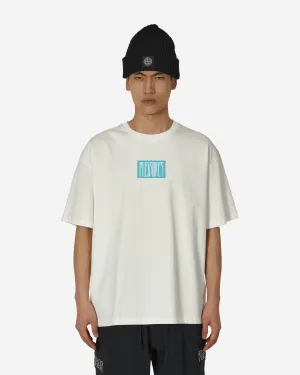 Schwergewicht T-Shirt in Off White mit Dankbarkeitsaufdruck