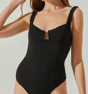 Aria Bodysuit in Schwarz