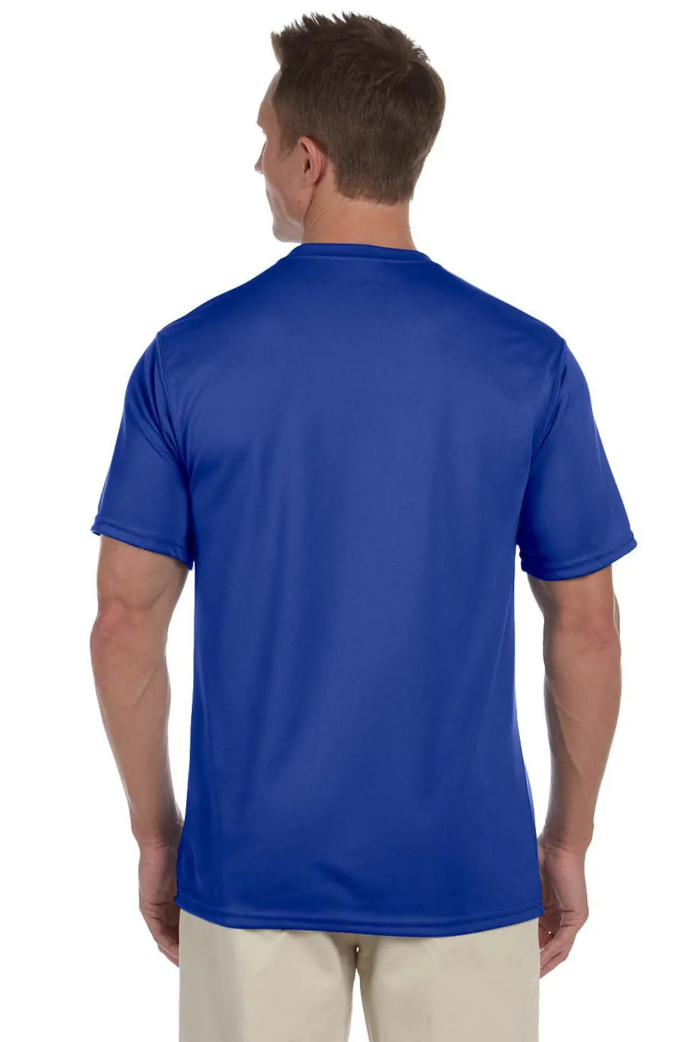 Augusta Sportswear Herren Feuchtigkeitstransportierendes Kurzarm-T-Shirt mit Rundhalsausschnitt - Königsblau