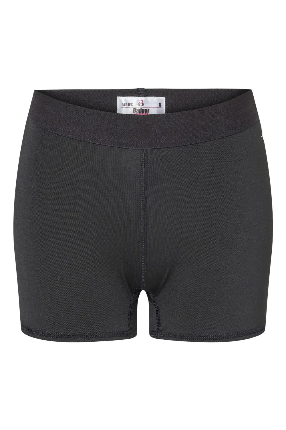 Badger Damen Pro Kompressionsshorts mit Feuchtigkeitstransport - Schwarz