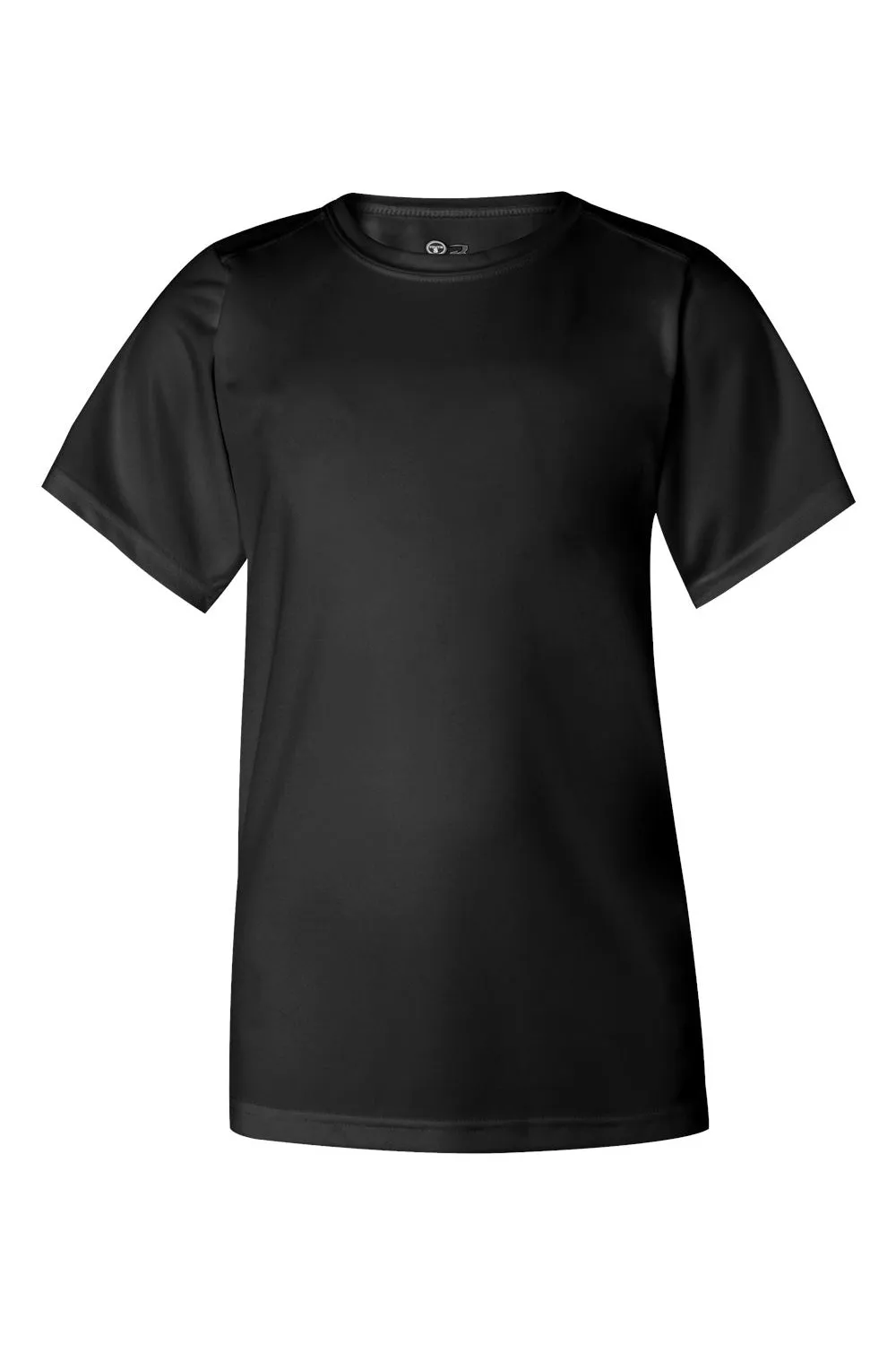 Badger Youth B-Core Feuchtigkeitstransportierendes Kurzarm-Crewneck T-Shirt - Schwarz