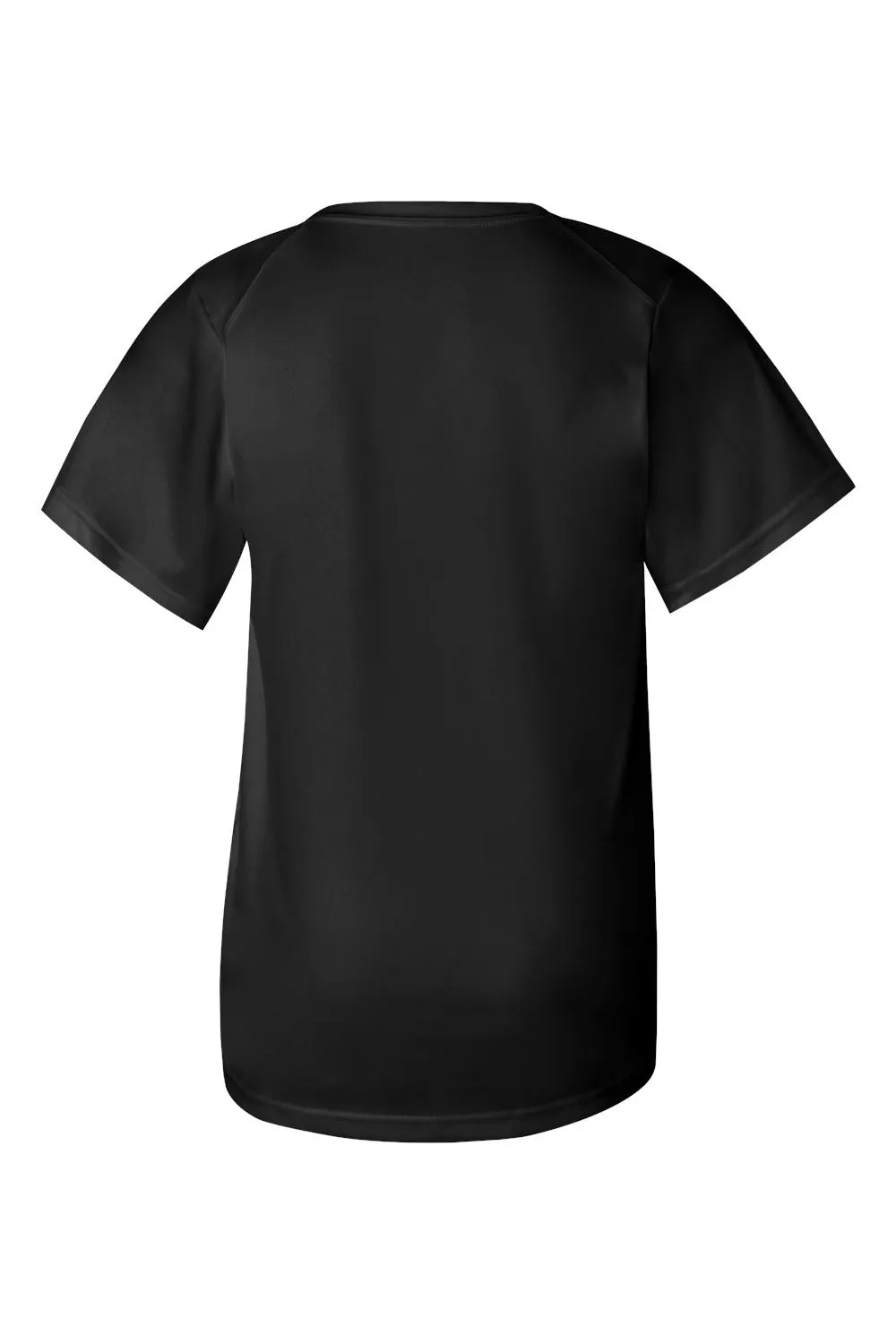 Badger Youth B-Core Feuchtigkeitstransportierendes Kurzarm-Crewneck T-Shirt - Schwarz