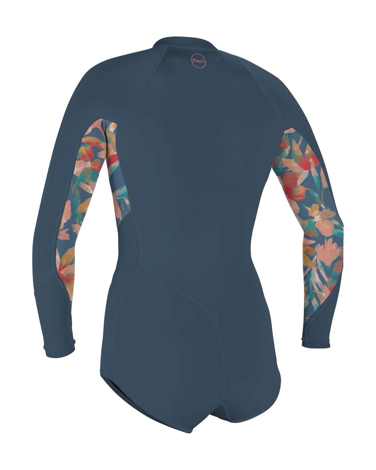 Bahia 2/1mm Front-Zip Kurz-Nassanzug in Copen Blau, Painted Tropics & Copen Blau