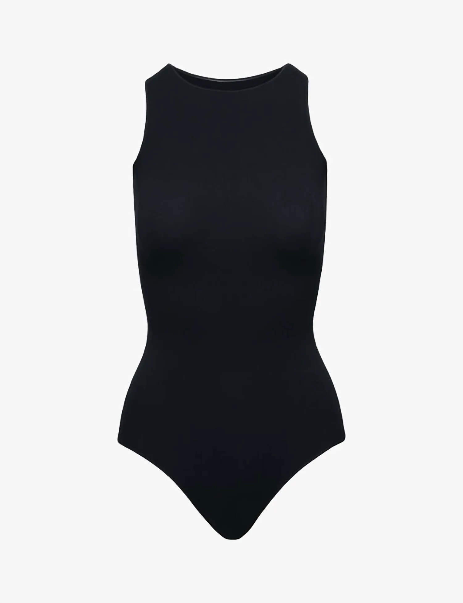 Ballett-Racerback-Body in Schwarz