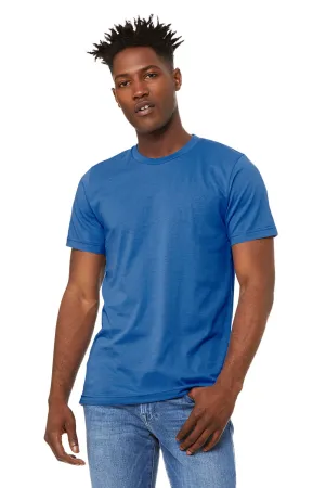 Bella   Canvas Herren Jersey T-Shirt mit kurzen Ärmeln und Rundhalsausschnitt - Columbia Blau