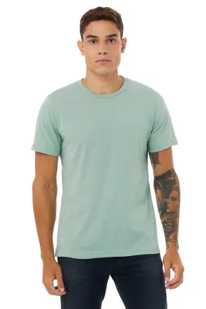 Bella   Canvas Herren Jersey T-Shirt mit kurzen Ärmeln und Rundhalsausschnitt - Staubiges Blau