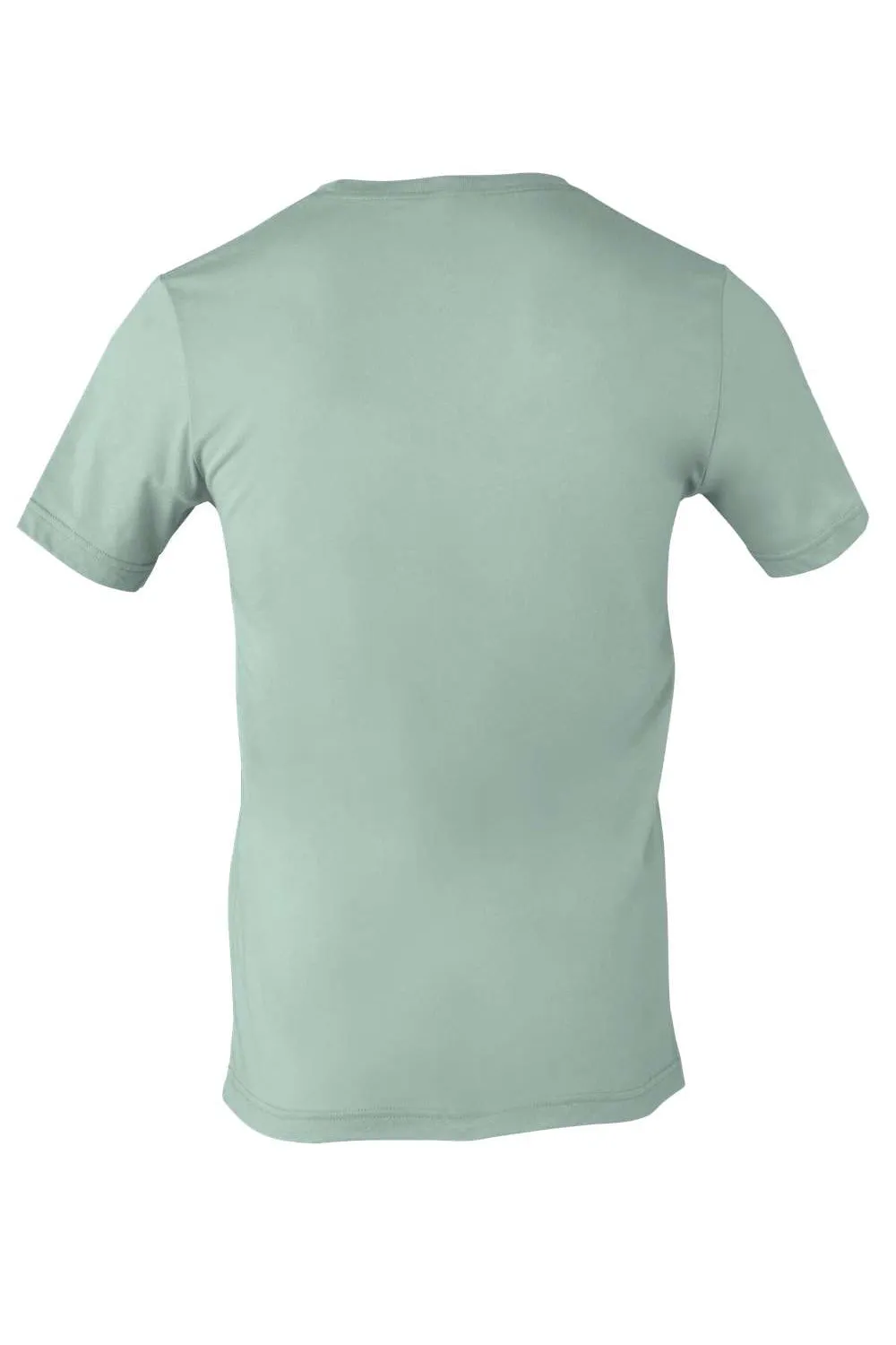 Bella   Canvas Herren Jersey T-Shirt mit kurzen Ärmeln und Rundhalsausschnitt - Staubiges Blau