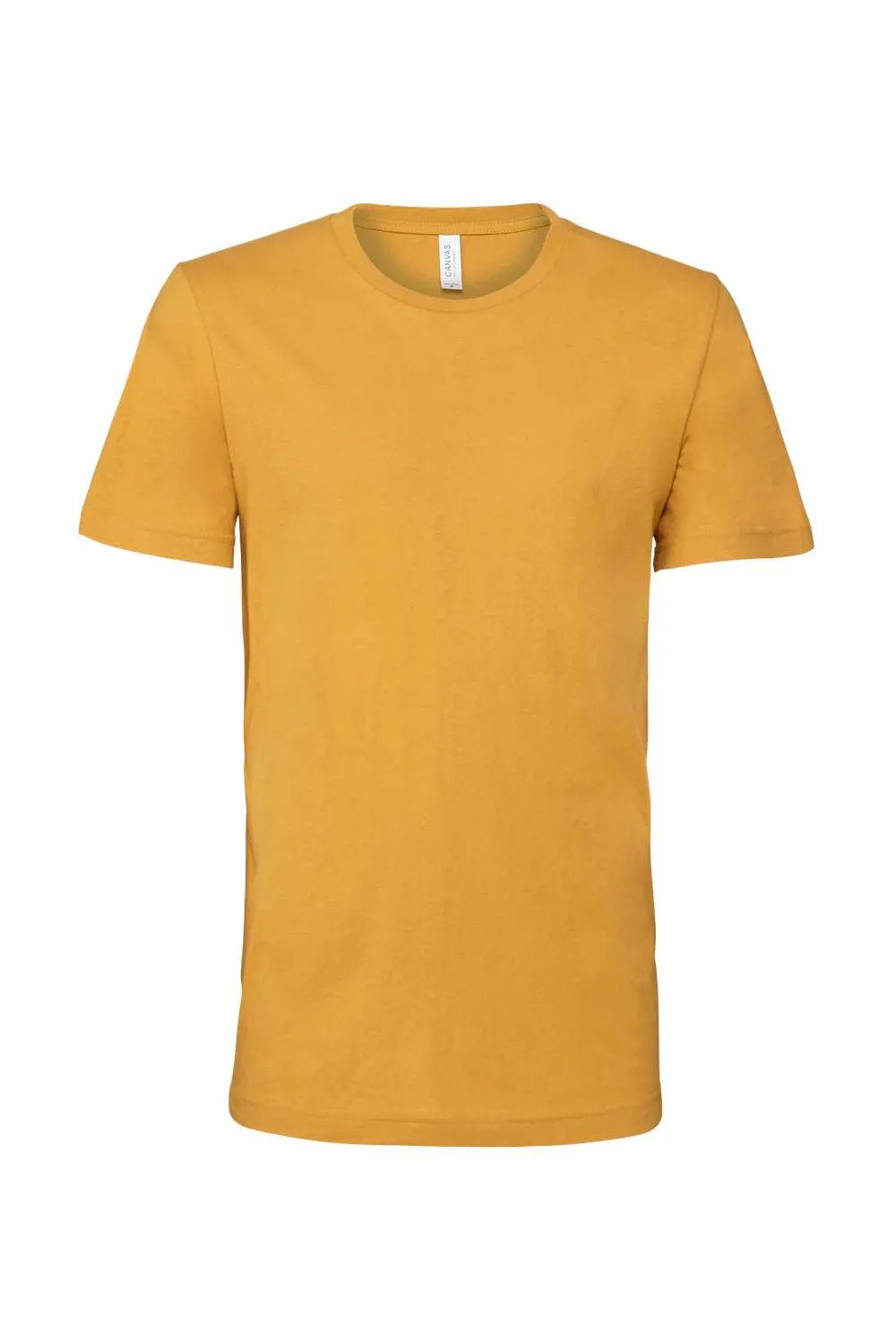 Bella   Canvas Herren Jersey T-Shirt mit kurzen Ärmeln und Rundhalsausschnitt - Senfgelb