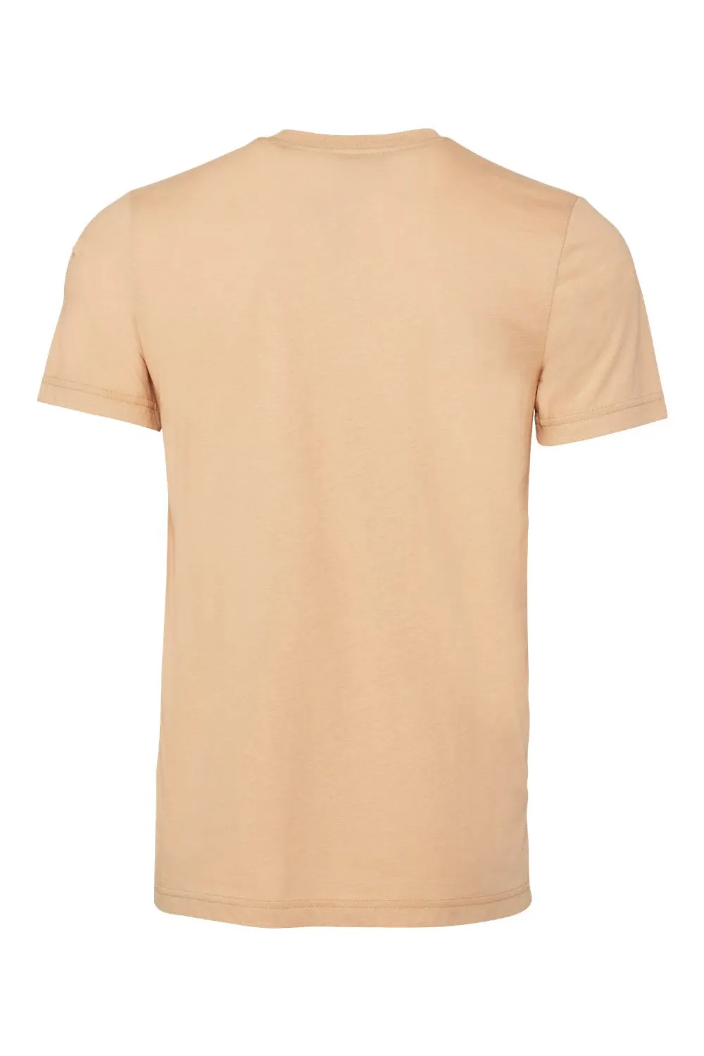 Bella   Canvas Herren Jersey Kurzarm Rundhals T-Shirt - Sanddüne