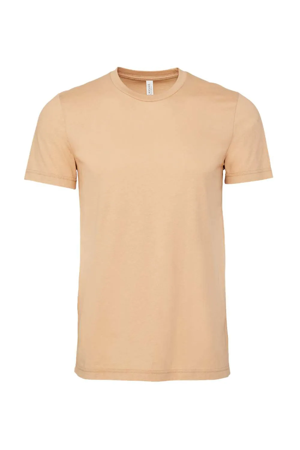 Bella   Canvas Herren Jersey Kurzarm Rundhals T-Shirt - Sanddüne