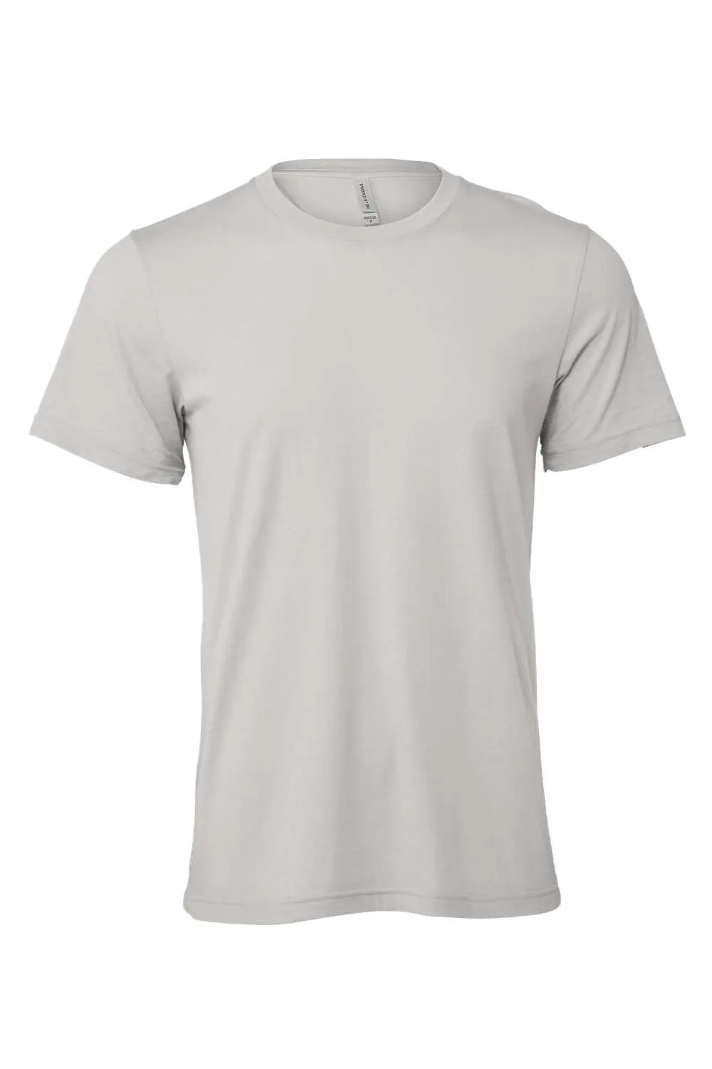 Bella   Canvas Herren Jersey Kurzarm Rundhals T-Shirt - Einheitliches Athletic Grau
