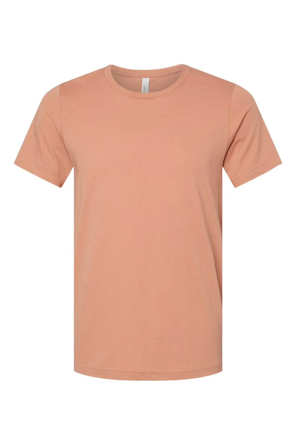 Bella   Canvas Herren-Jersey T-Shirt mit kurzen Ärmeln und Rundhalsausschnitt - Terrakotta