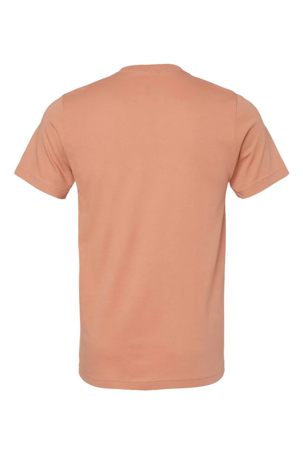 Bella   Canvas Herren-Jersey T-Shirt mit kurzen Ärmeln und Rundhalsausschnitt - Terrakotta