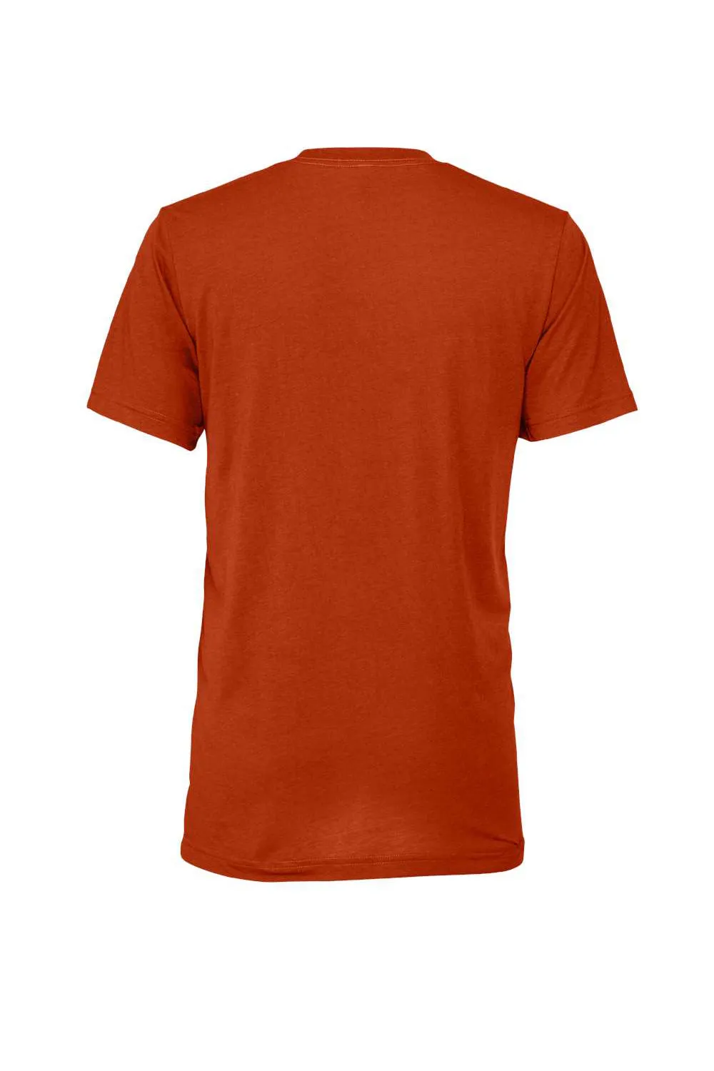 Bella   Canvas Herren T-Shirt mit Rundhalsausschnitt und kurzen Ärmeln - Ziegelrot