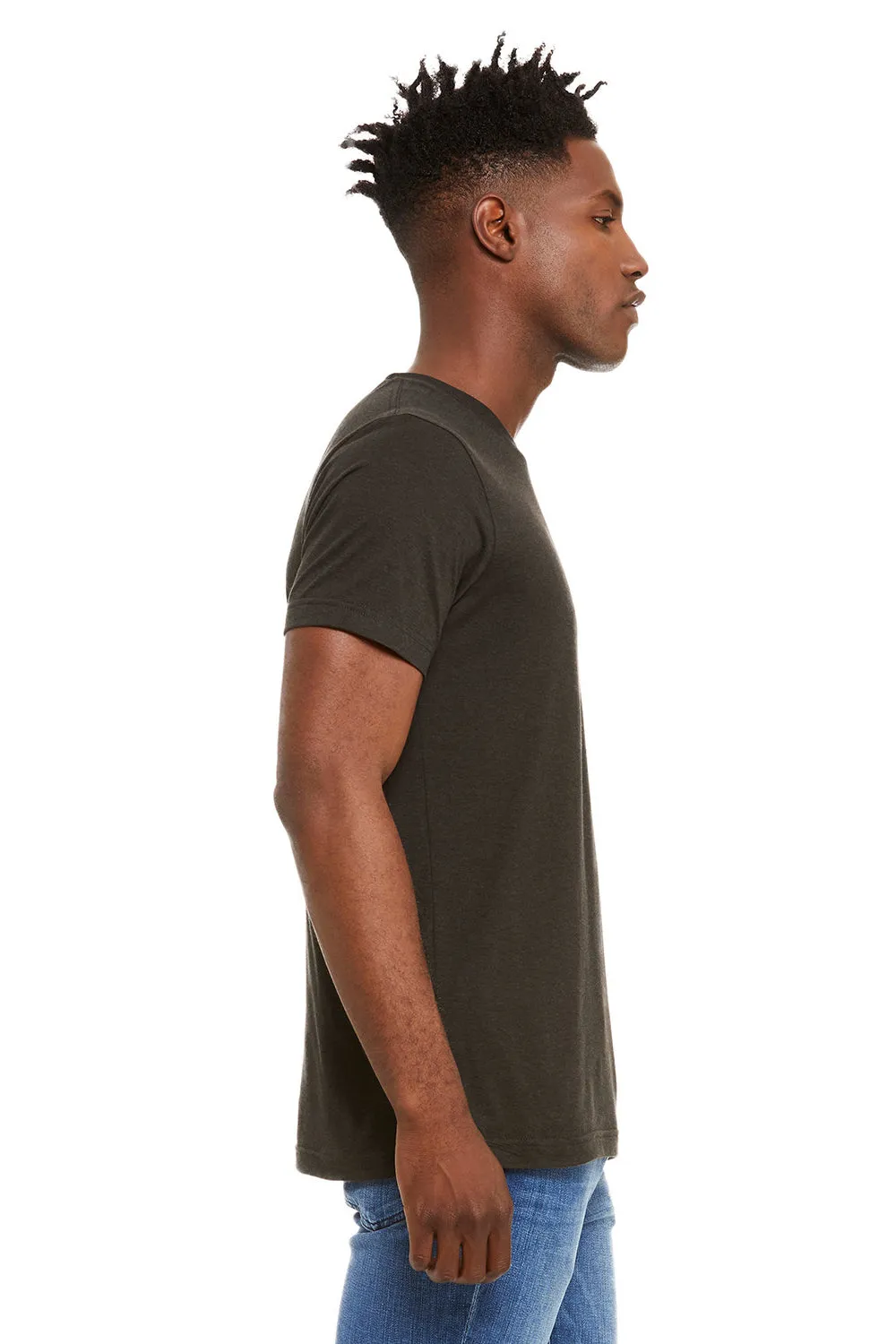 Bella   Canvas Herren Kurzarm T-Shirt mit Rundhalsausschnitt - Espresso Braun
