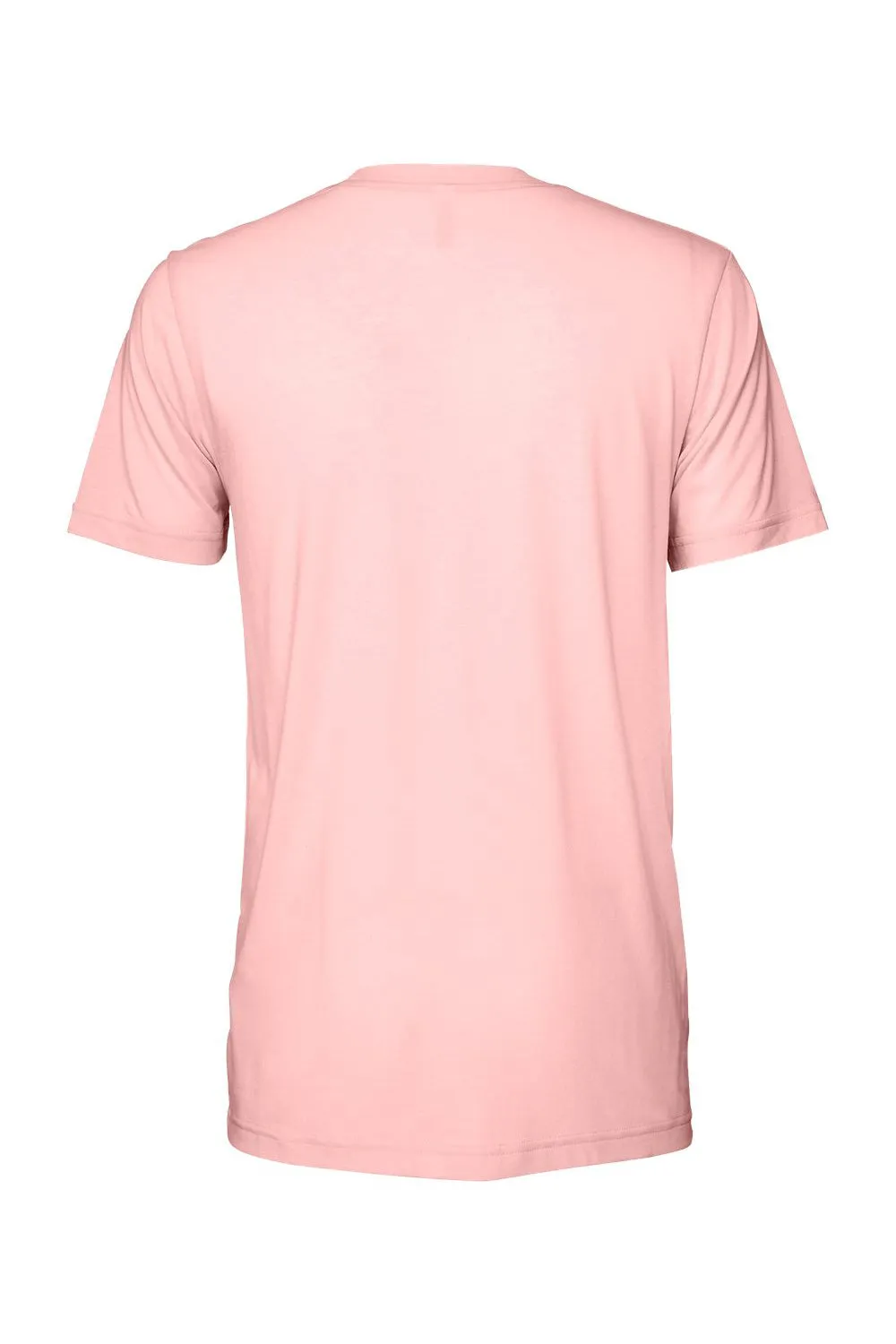 Bella   Canvas Herren T-Shirt mit Rundhalsausschnitt und kurzen Ärmeln - Pink