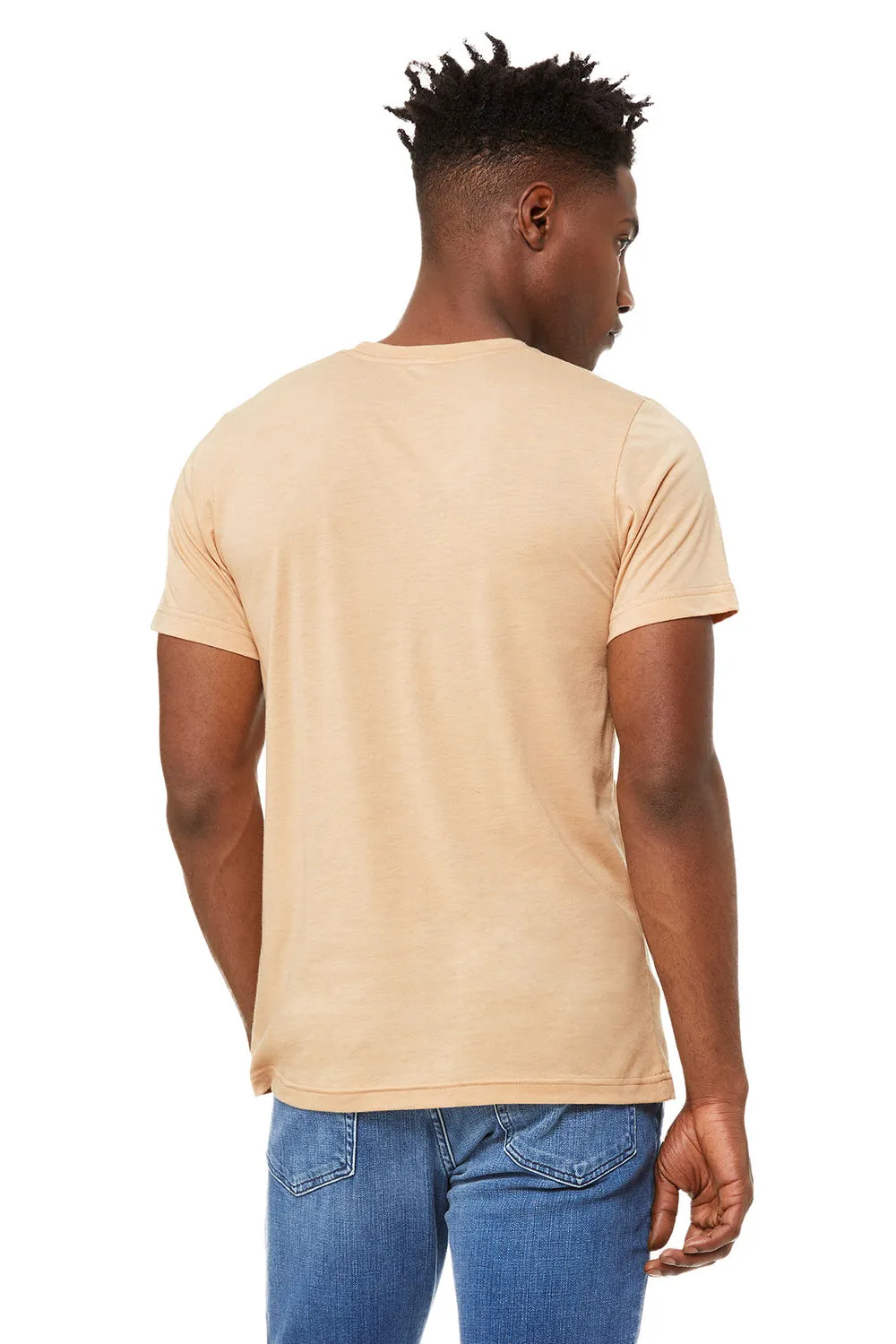 Bella   Canvas Herren Kurzarm Rundhals T-Shirt - Sanddüne