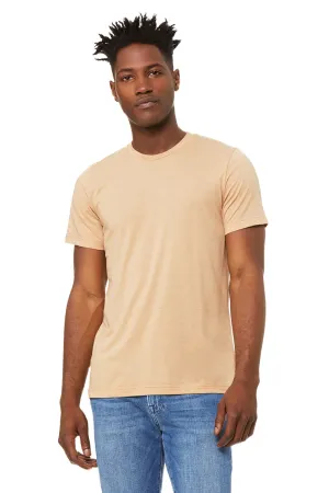 Bella   Canvas Herren Kurzarm Rundhals T-Shirt - Sanddüne