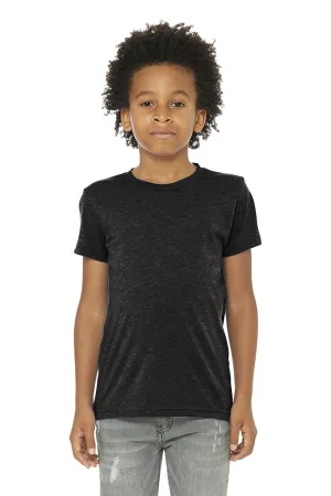 Bella   Canvas Jugend Kurzarm Rundhals T-Shirt - Kohleschwarz