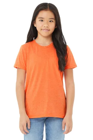 Bella   Canvas Jugend Kurzarm Rundhals T-Shirt - Orange