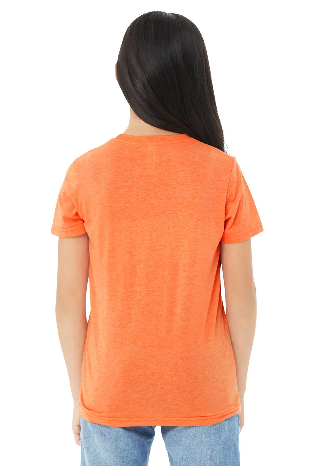 Bella   Canvas Jugend Kurzarm Rundhals T-Shirt - Orange