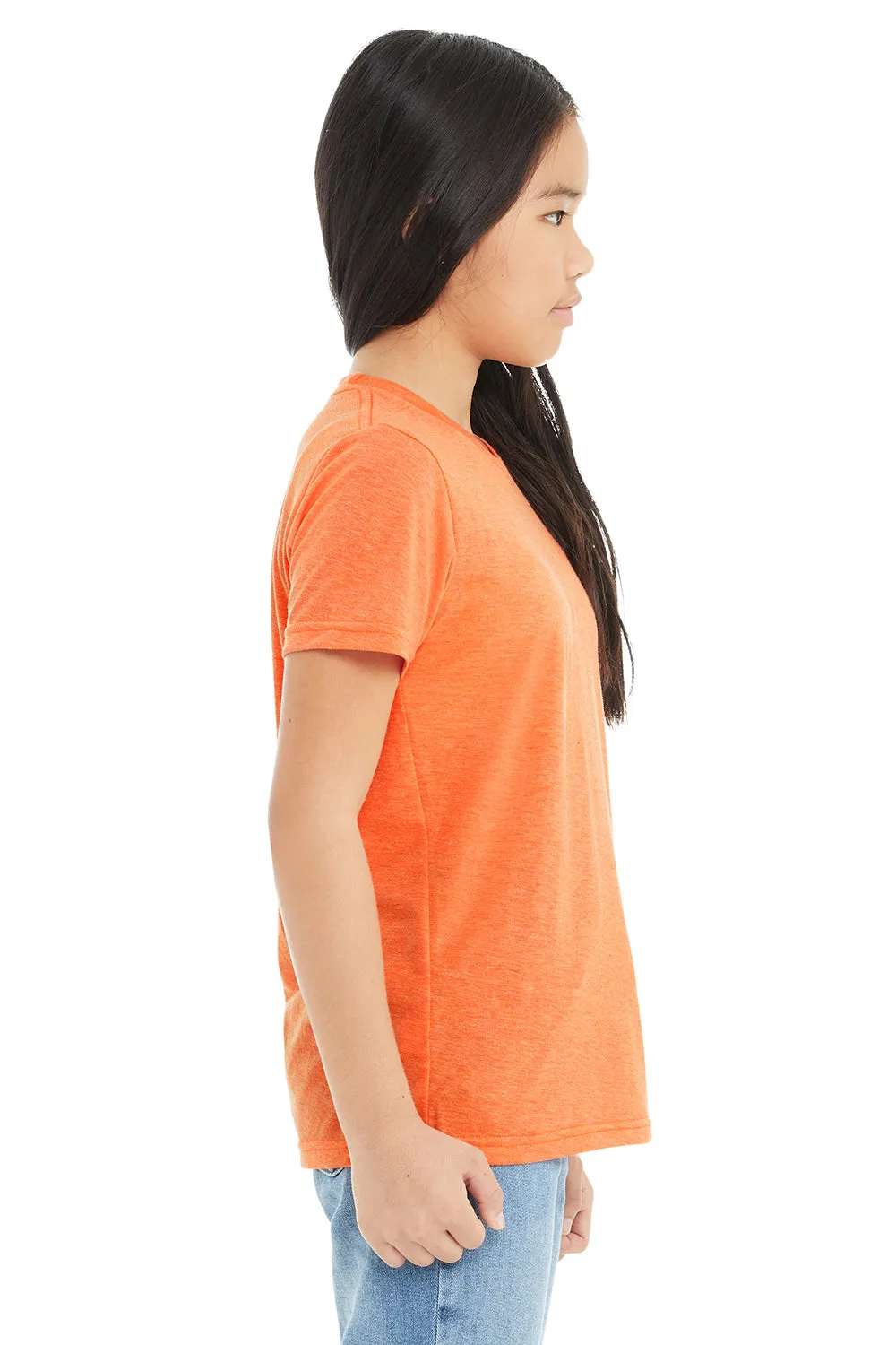 Bella   Canvas Jugend Kurzarm Rundhals T-Shirt - Orange