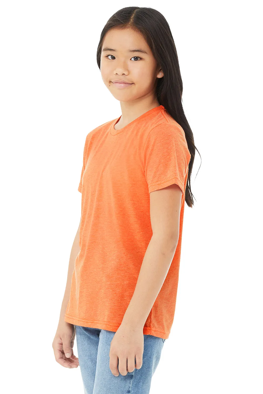Bella   Canvas Jugend Kurzarm Rundhals T-Shirt - Orange
