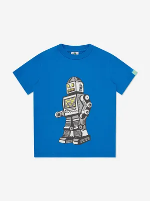 Billionaire Boys Club Kids Robot-T-Shirt in Blau