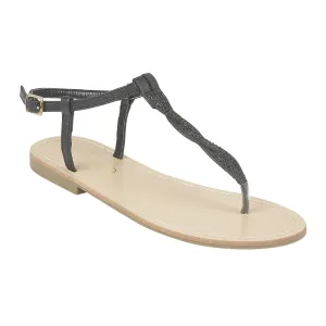 Schwarze Flache Schuhe