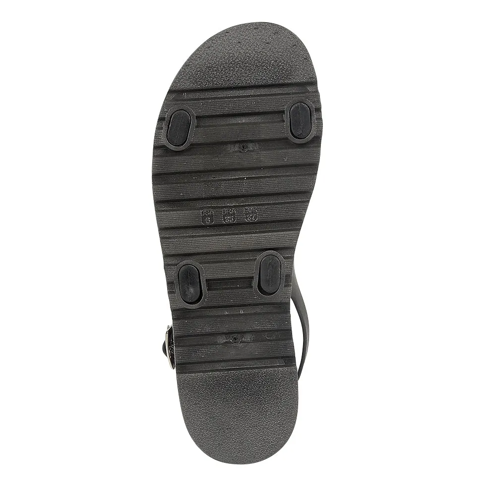 Schwarze Flache Schuhe