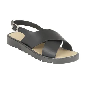 Schwarze Flache Schuhe