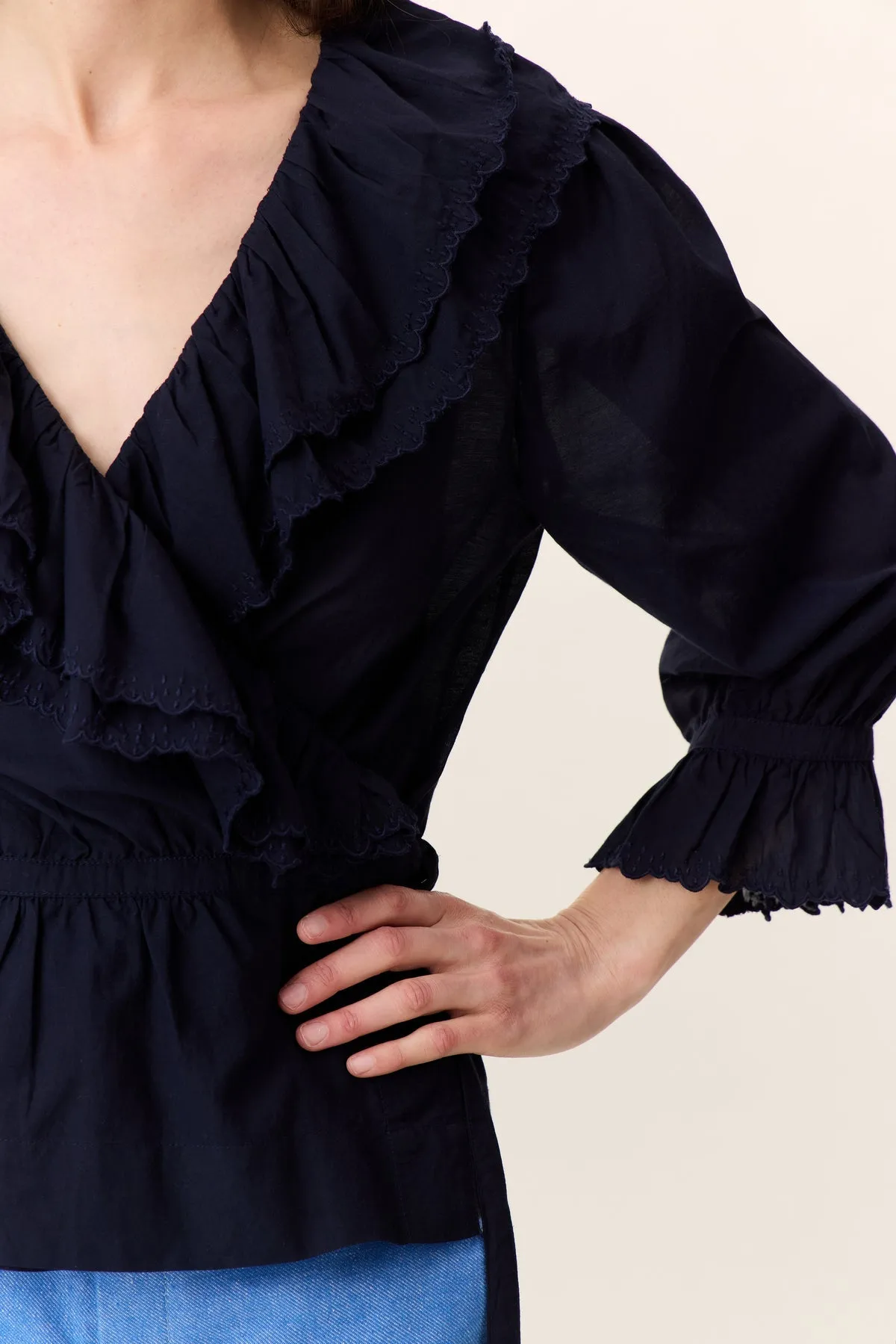 Bluse Cala Tcv1 Cala Tcv1 Einfarbig Schwarz-Iris
