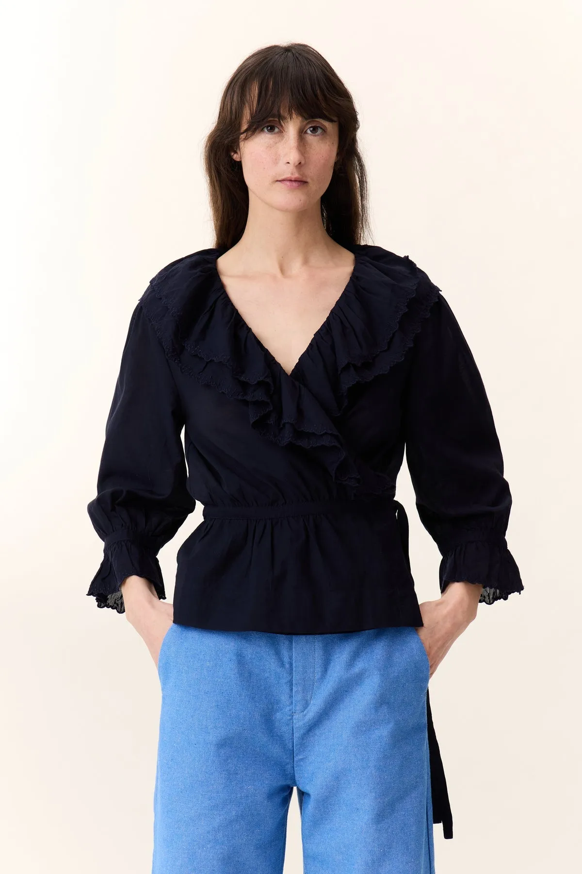 Bluse Cala Tcv1 Cala Tcv1 Einfarbig Schwarz-Iris
