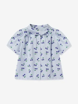 Bonpoint Mädchen Adele Bluse in Blau