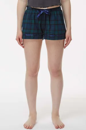 Boxercraft Damen Flanell Shorts - Schottisches Karomuster