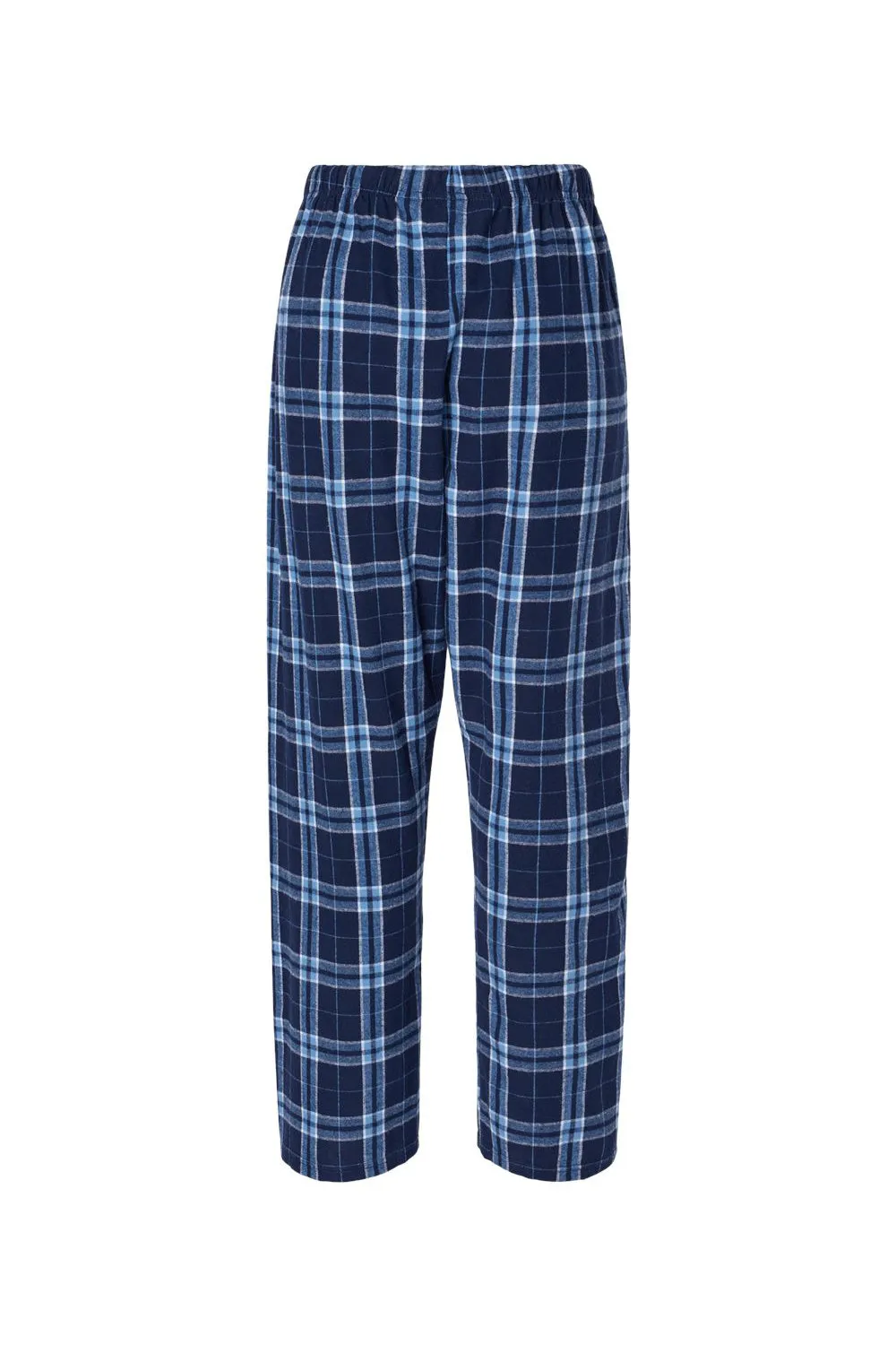 Boxercraft Damen Haley Flanellhose mit Taschen - Marineblau/Columbia Blau
