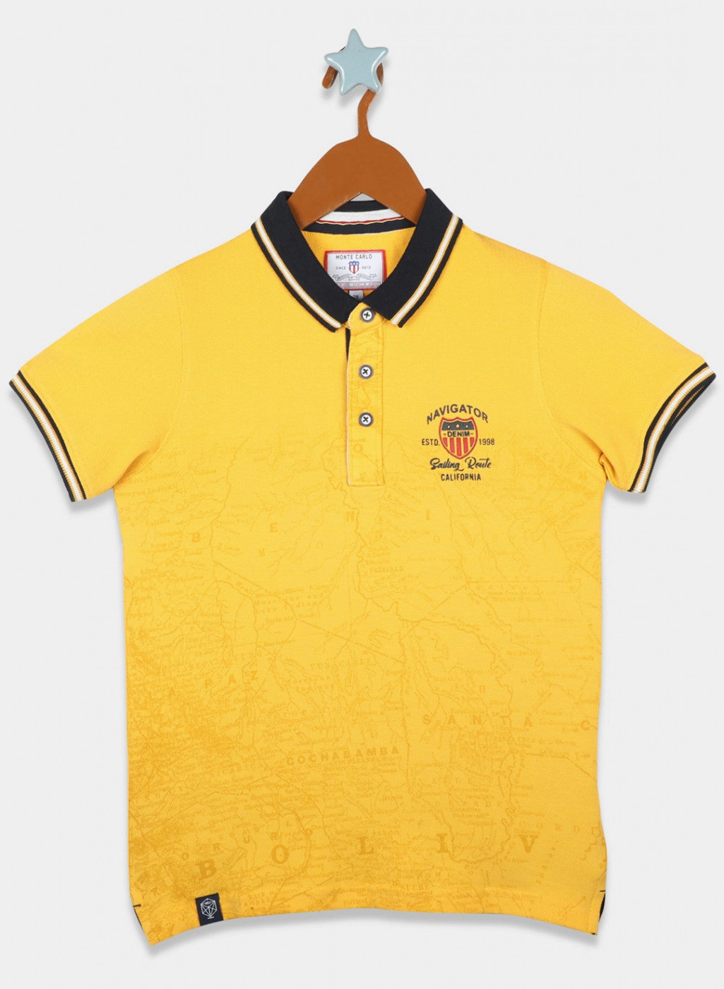 Jungen Senf-Druck T-Shirts