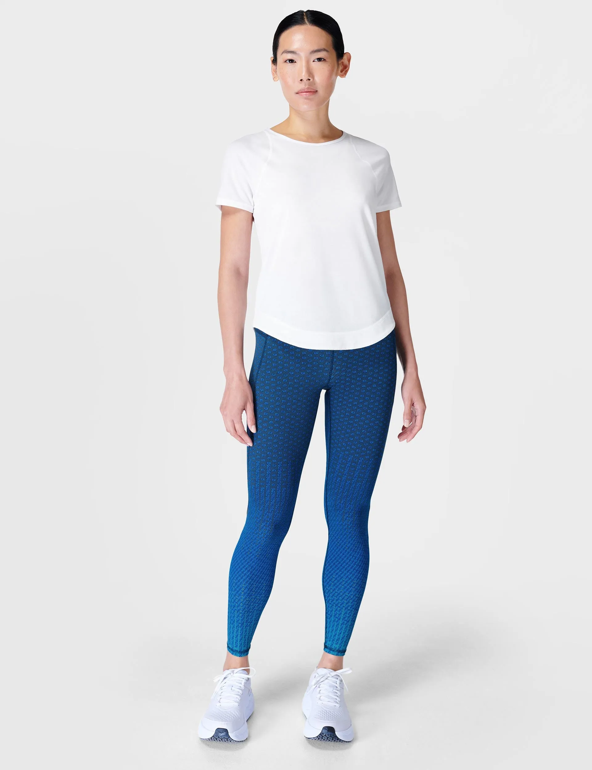 Atmungsaktives Lauf-T-Shirt - Weiß